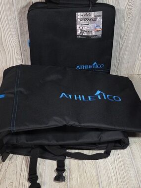 Athletico Padded Two-Piece Ski and Boot Bag - Blue Logo - NWT